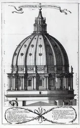 The exterior of the dome of St. Peter